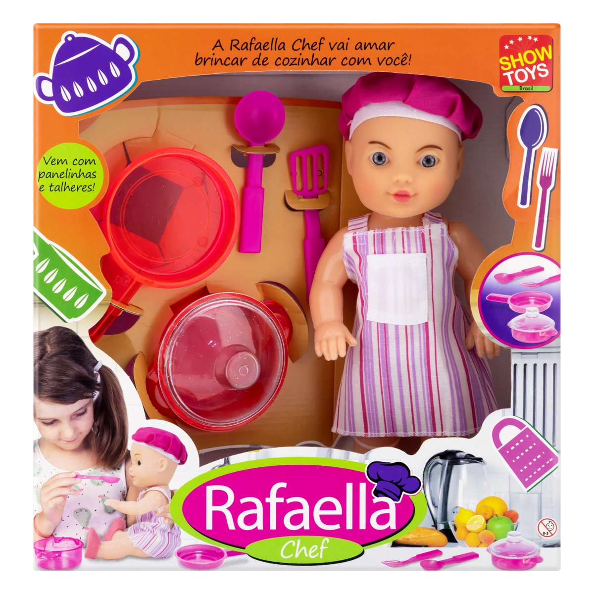 Boneca Rafaella Chef Show Toys