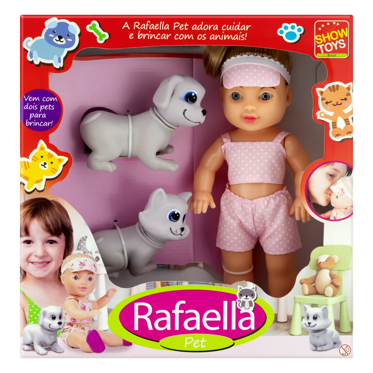 Boneca Rafaella Pet Show Toys