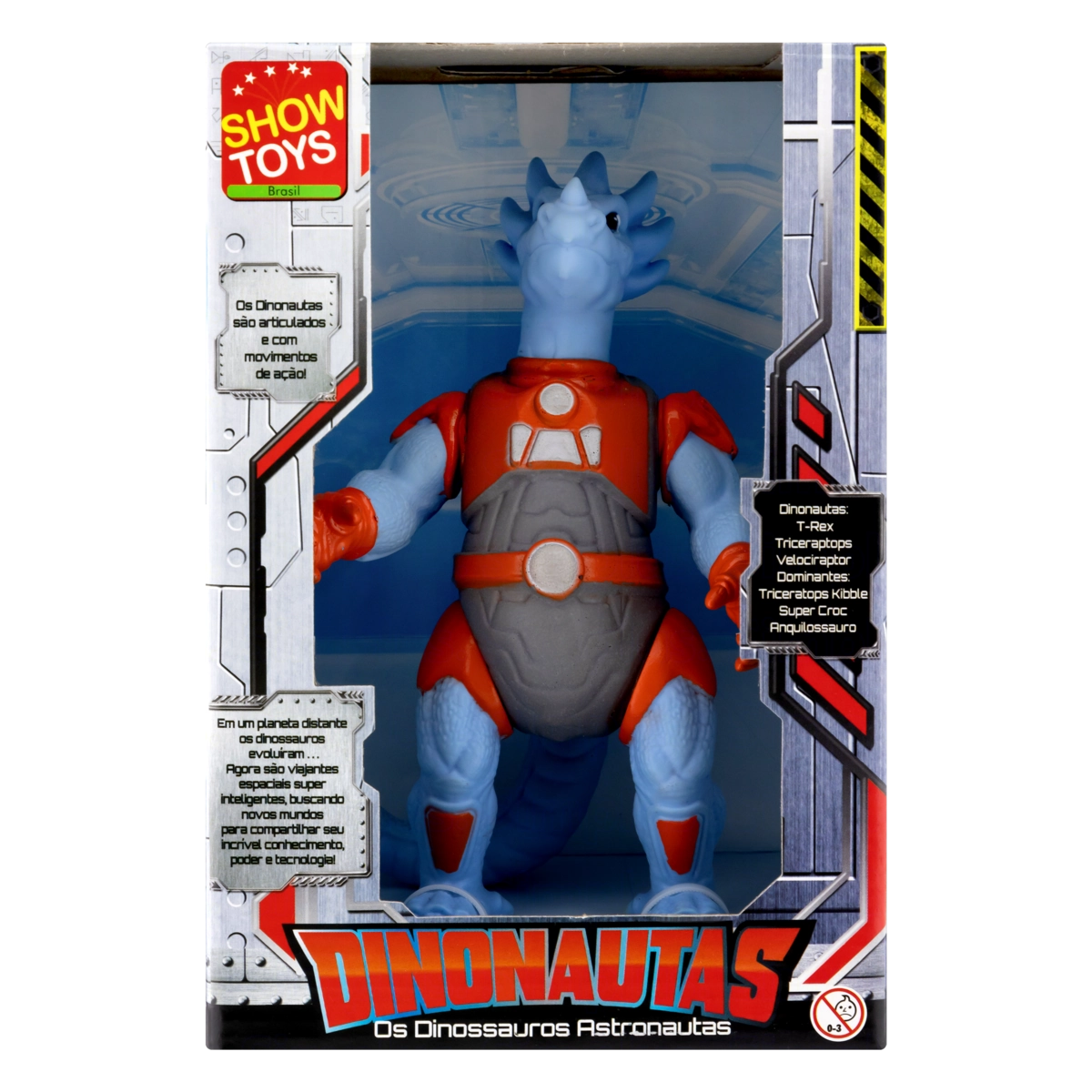 Brinquedo Articulado Dominante Spike Dinonautas Show Toys