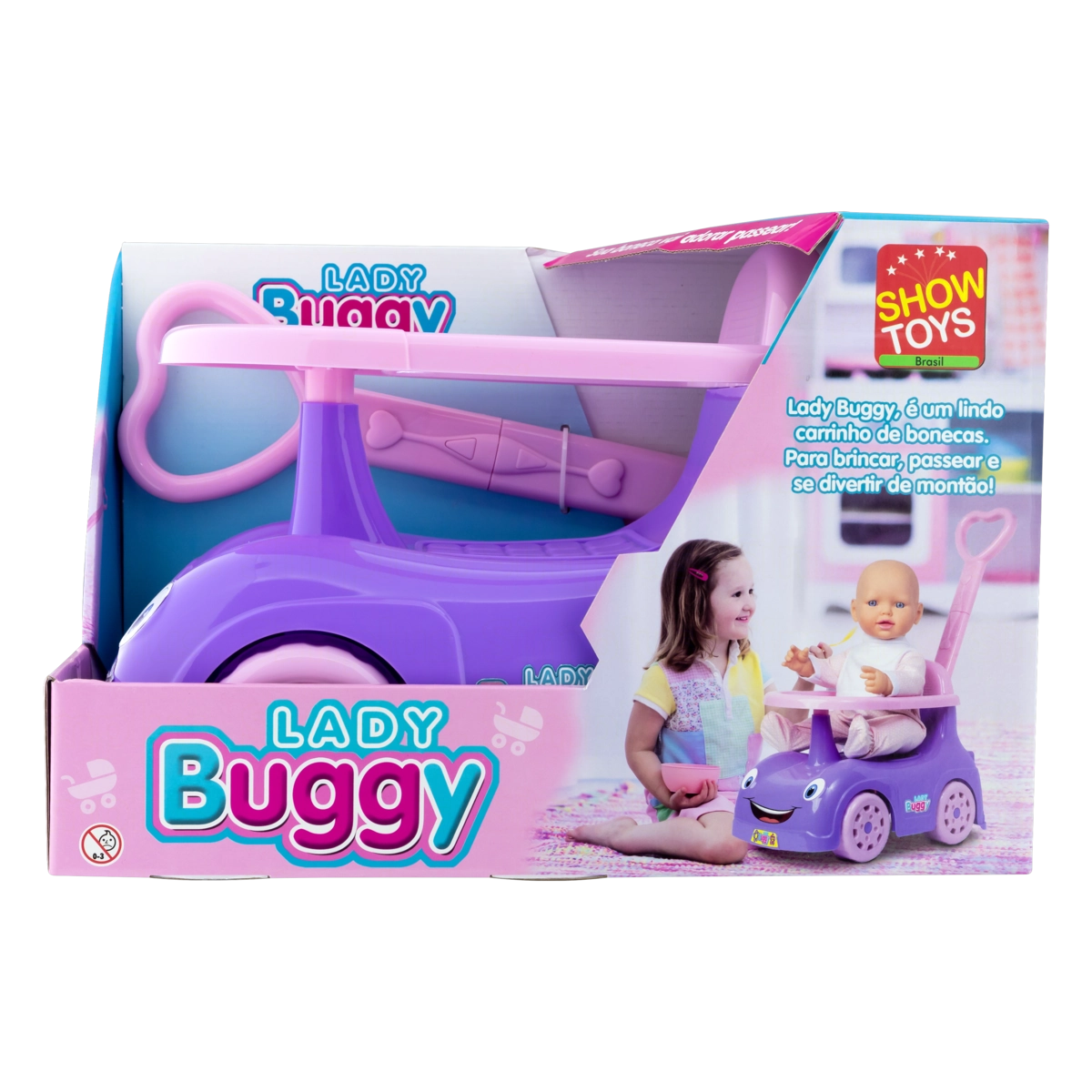 Carrinho De Boneca Lady Buggy Show Toys
