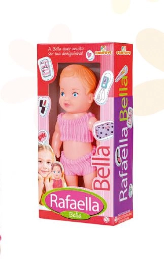 Boneca Colecao Rafaela Baby Bella Na Solapa Ref.0118