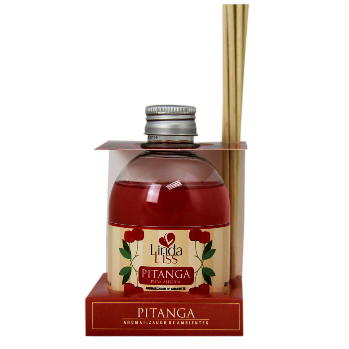 Aromatizante Linda Liss 250ml Pitanga