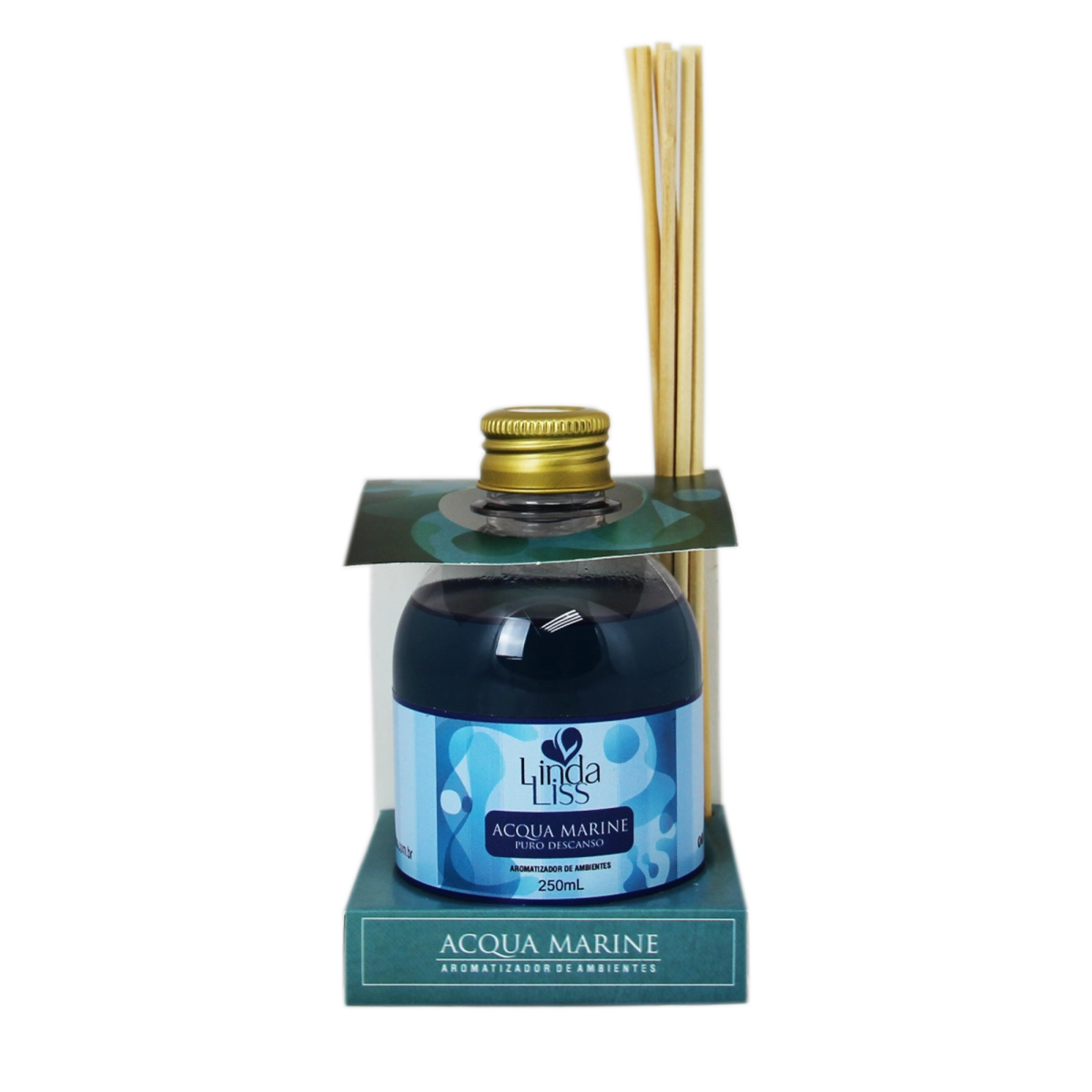 Aromatizante Linda Liss 250ml Acqua Marine