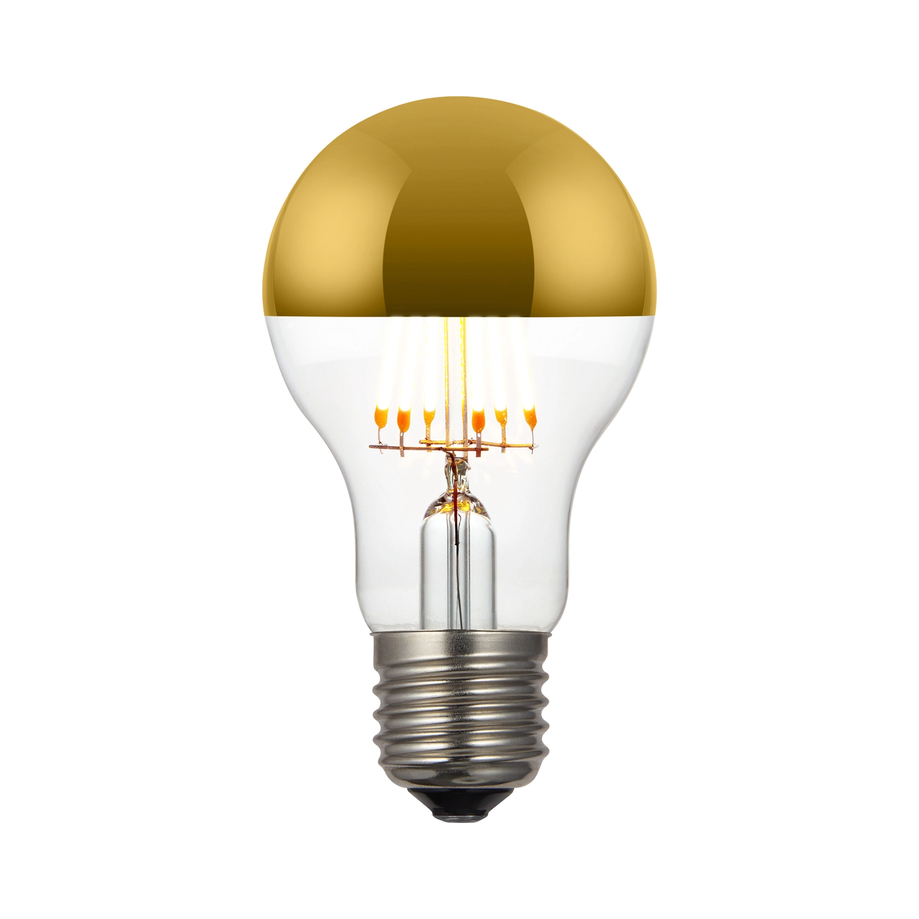 Lâmpada de LED Filamento E27 Bulbo 6W 480lm Luz Amarela Bivolt Gmh