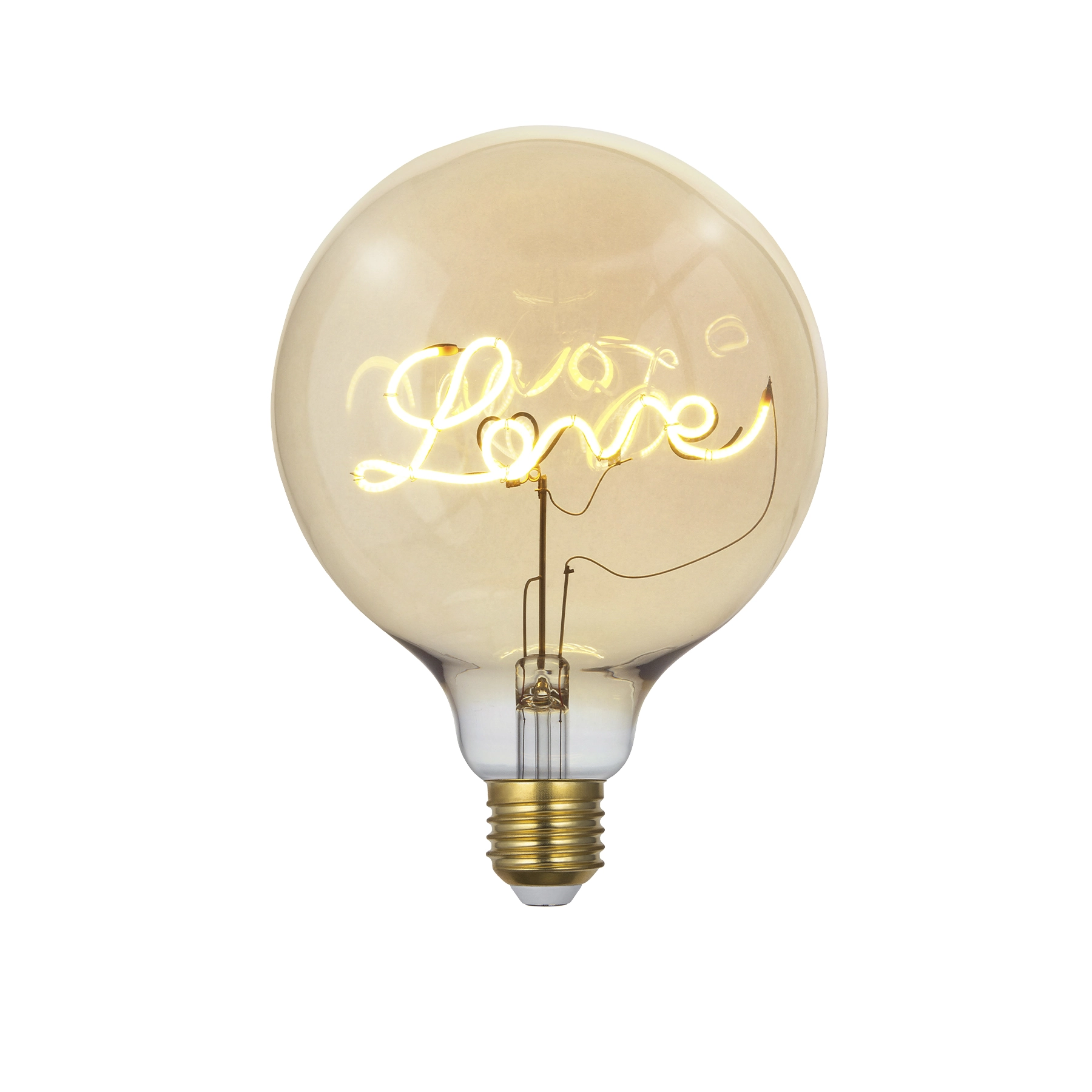 Lâmpada de LED Filamento E27 Globo 4W Luz Amarela Bivolt Gmh