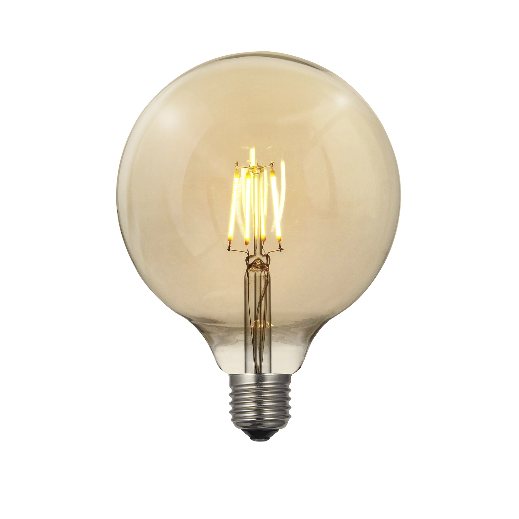 Lâmpada de LED Filamento E27 Globo 4W Luz Amarela Bivolt Gmh