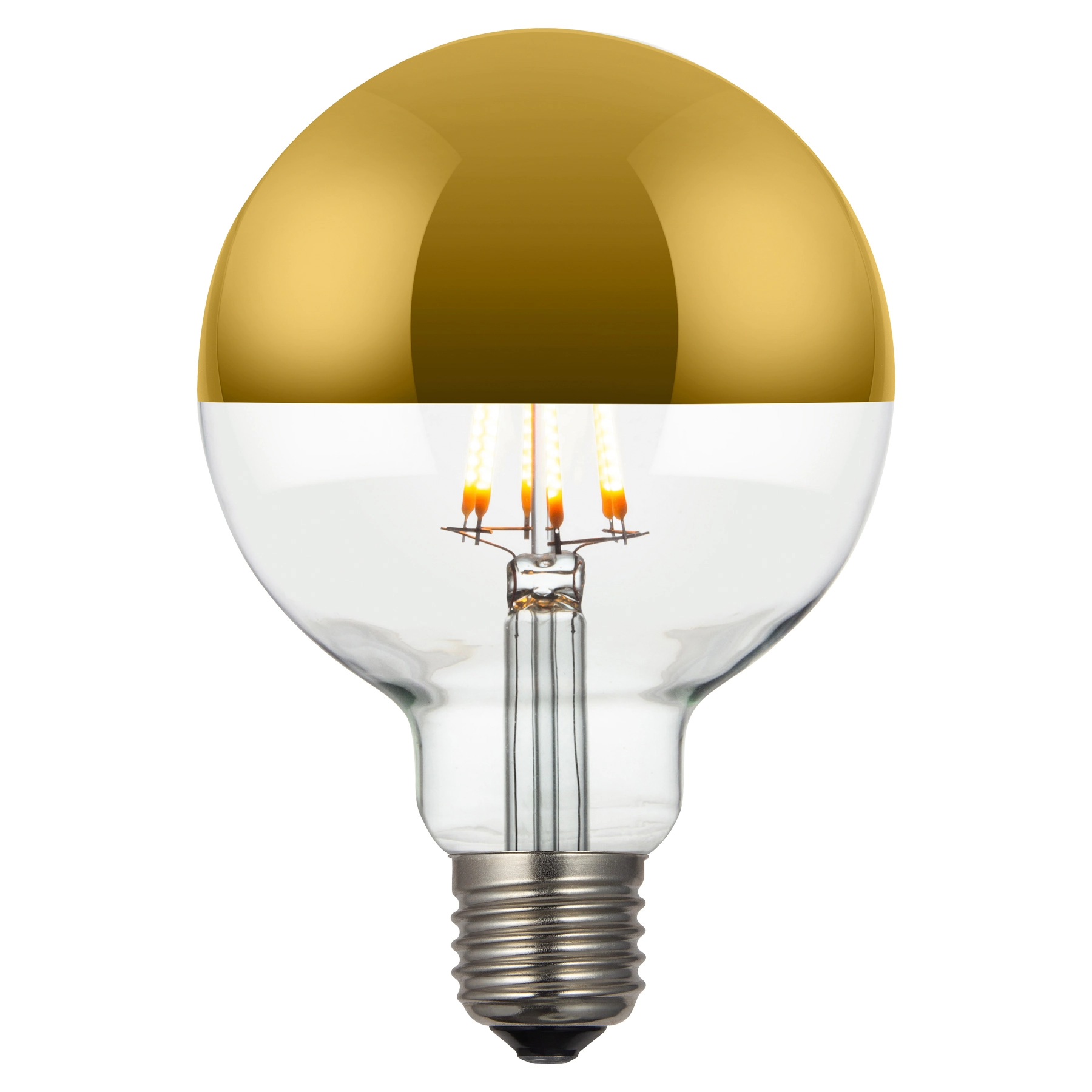 Lâmpada de LED Filamento E27 Globo 6W 480lm Luz Amarela Bivolt Gmh