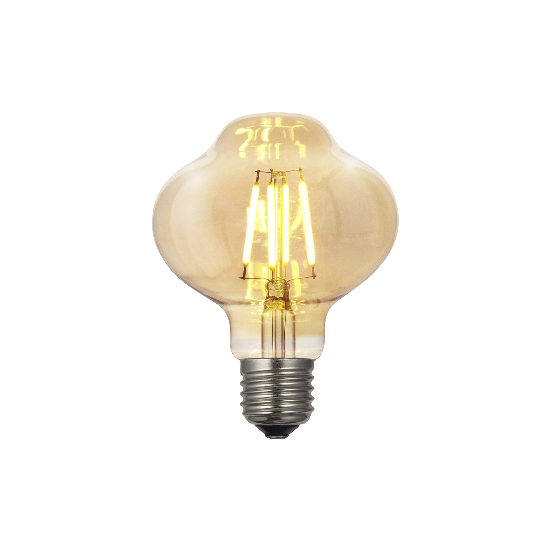 Lâmpada de LED Filamento E27 Mushroom 4W Luz Amarela Bivolt Gmh