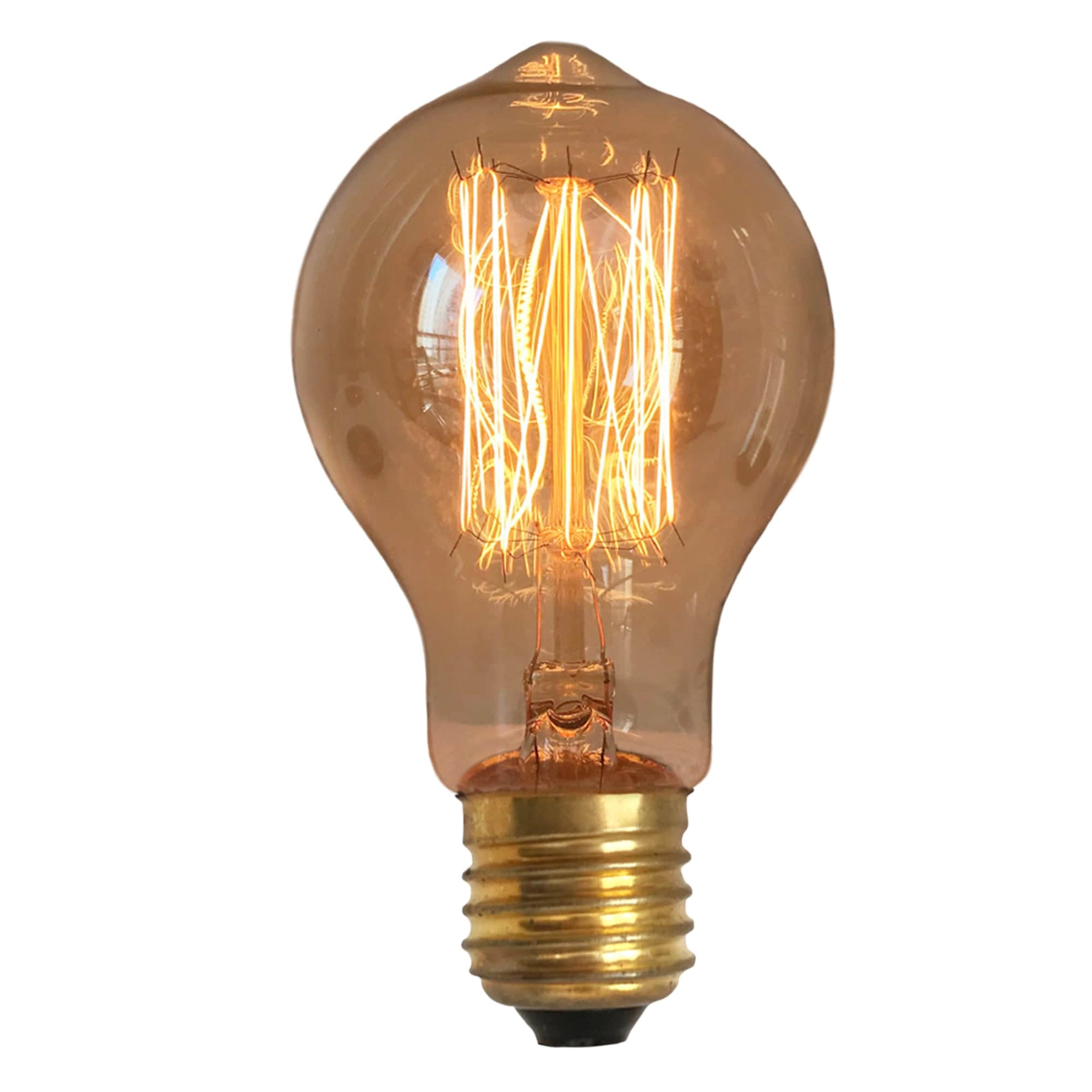 Lâmpada Incandescente de Filamento E27 Bulbo 40W Luz Amarela 220V Gmh
