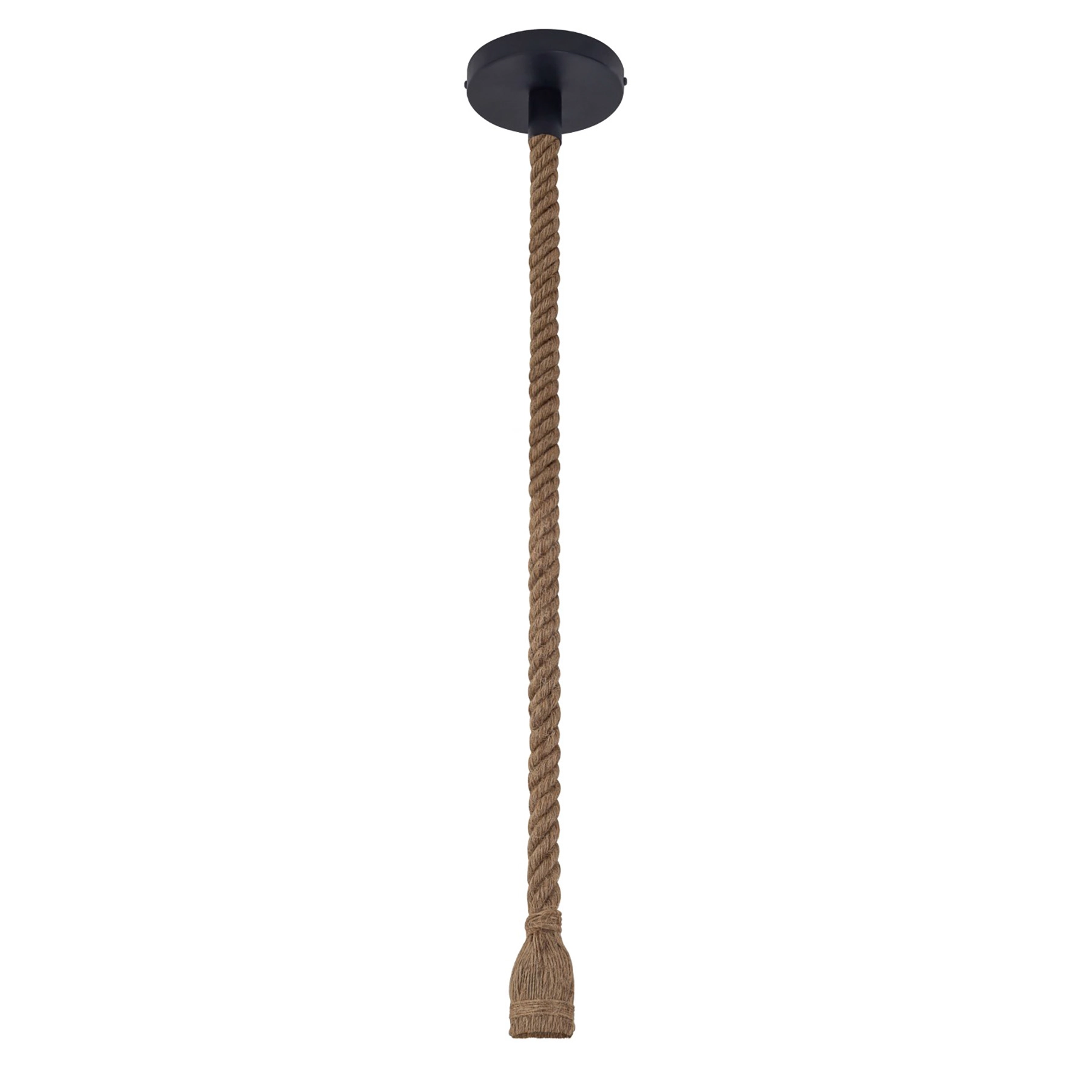 Pendente Tubo 1 Lâmpada Fibra Bege Doca Gmh