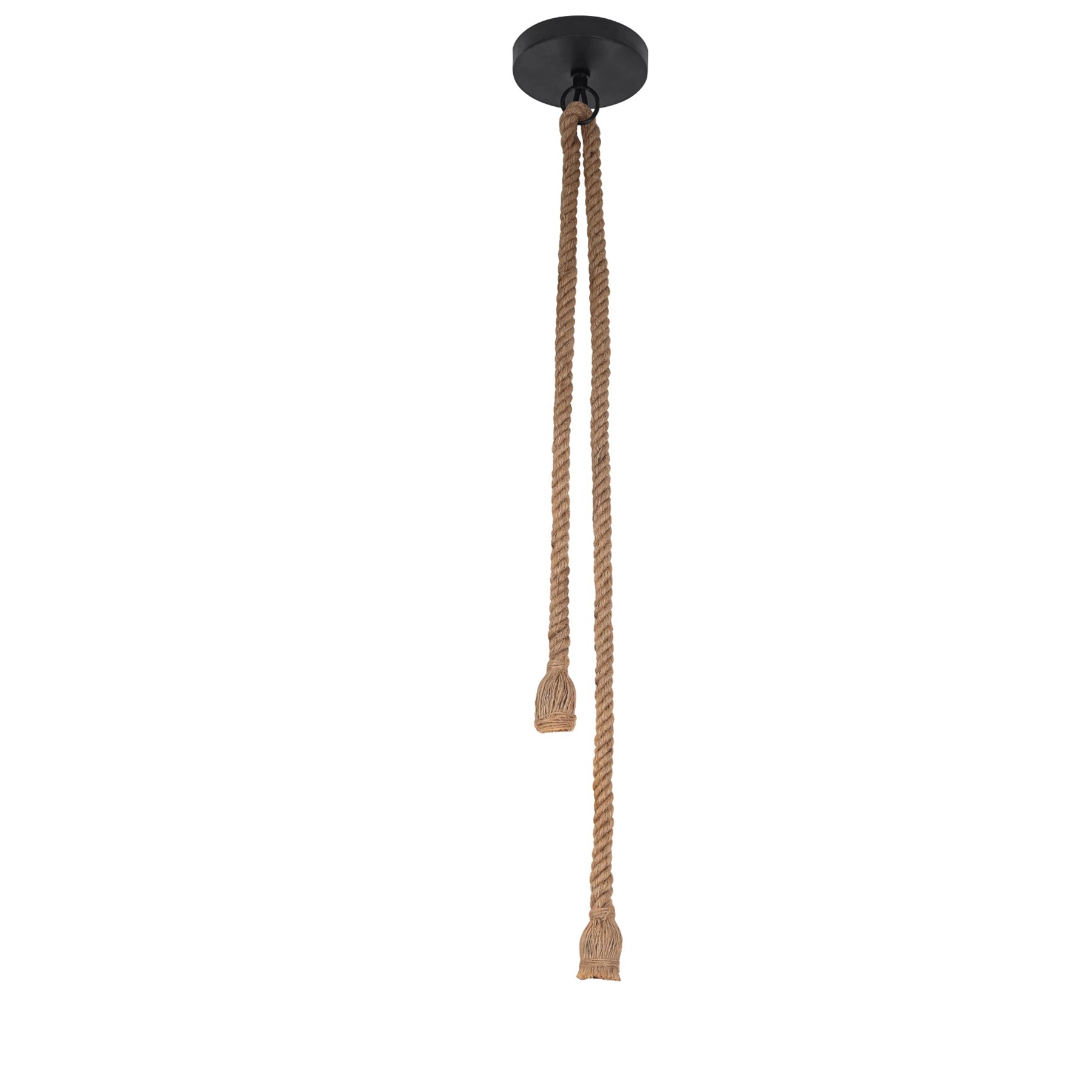 Pendente Tubo 2 Lâmpadas Fibra Bege Doca Duplo Gmh