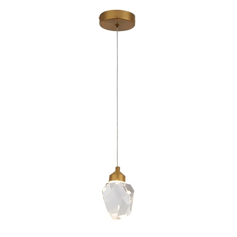 Pendente com LED Luz Amarela IP20 Plutão Gold GMH