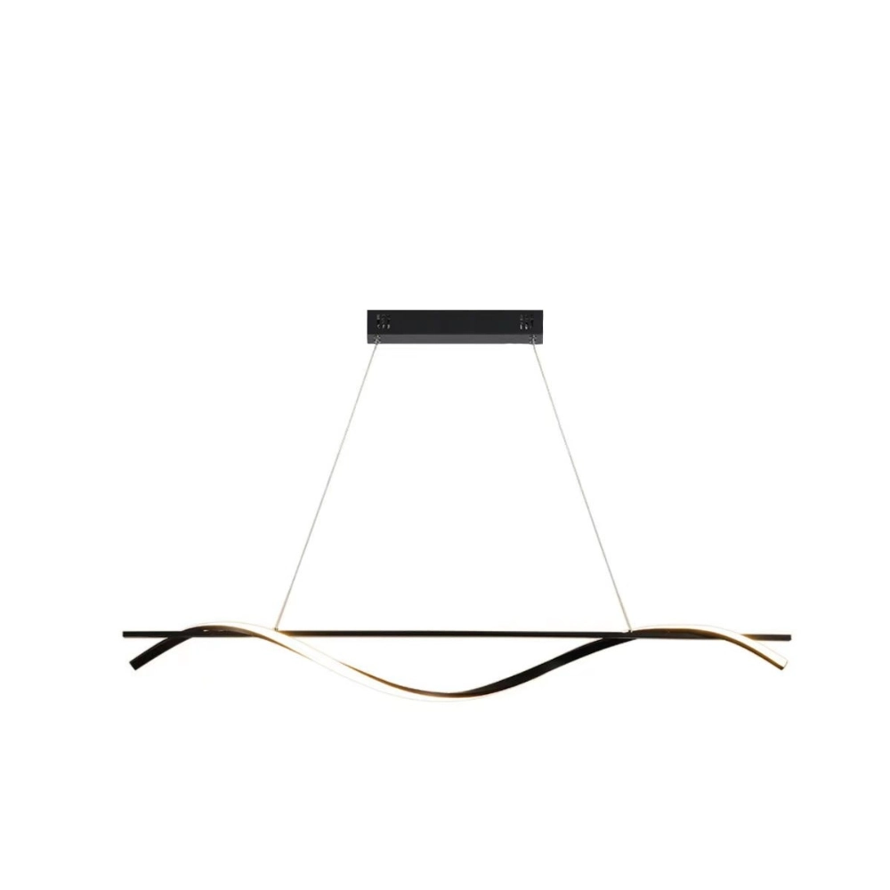 Pendente Ballet 100cm Preto 20w 3000k Gmh