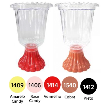 Vaso Grego Exclusive Peq Preto 750ml Lsc