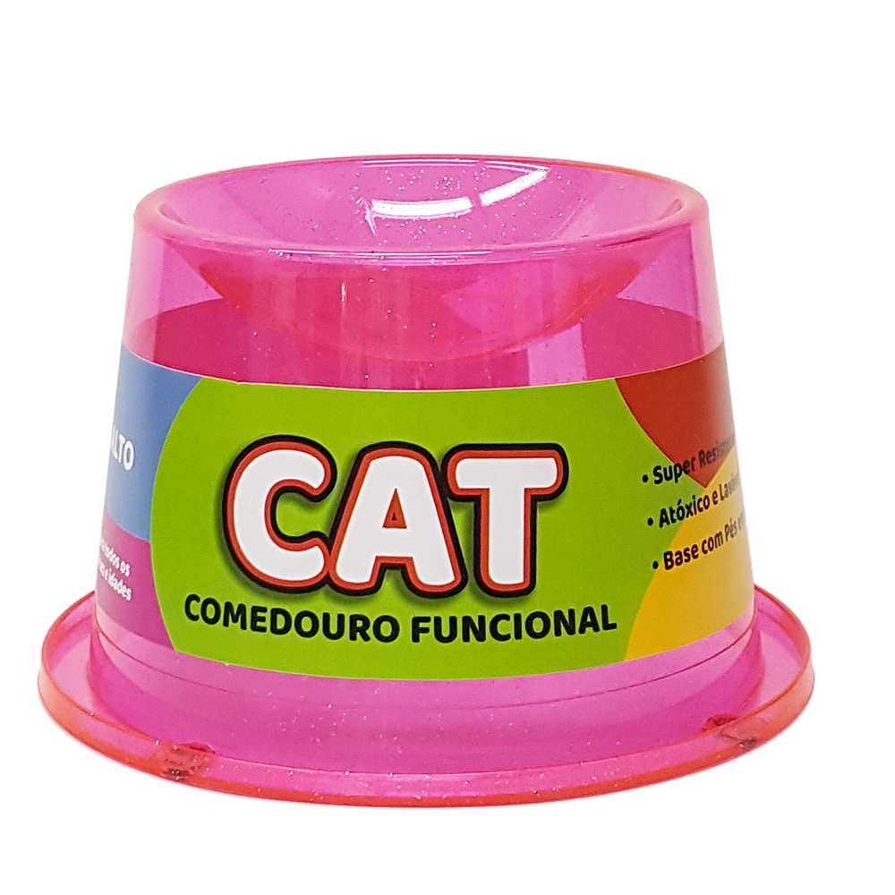 Comedouro Alto Funcional Cat 250ml Rs