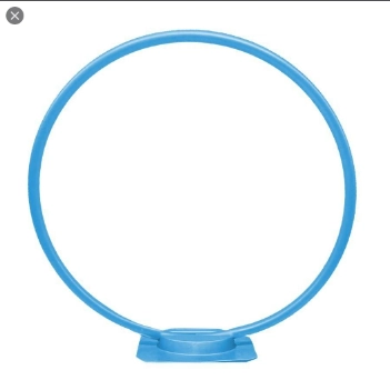 Arco De Mesa P. Balao Pct C/10 54 Cm Azul Claro Nc Toys