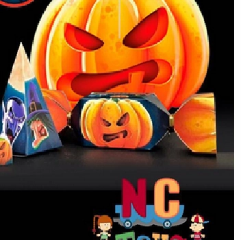 Caixa Bombom Halloween Doces Ou Trav. C/10 Nc Toys