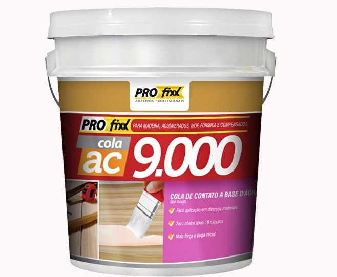Cola para Piso Vinílico De Contato Ac9000 3,6lt Profixx