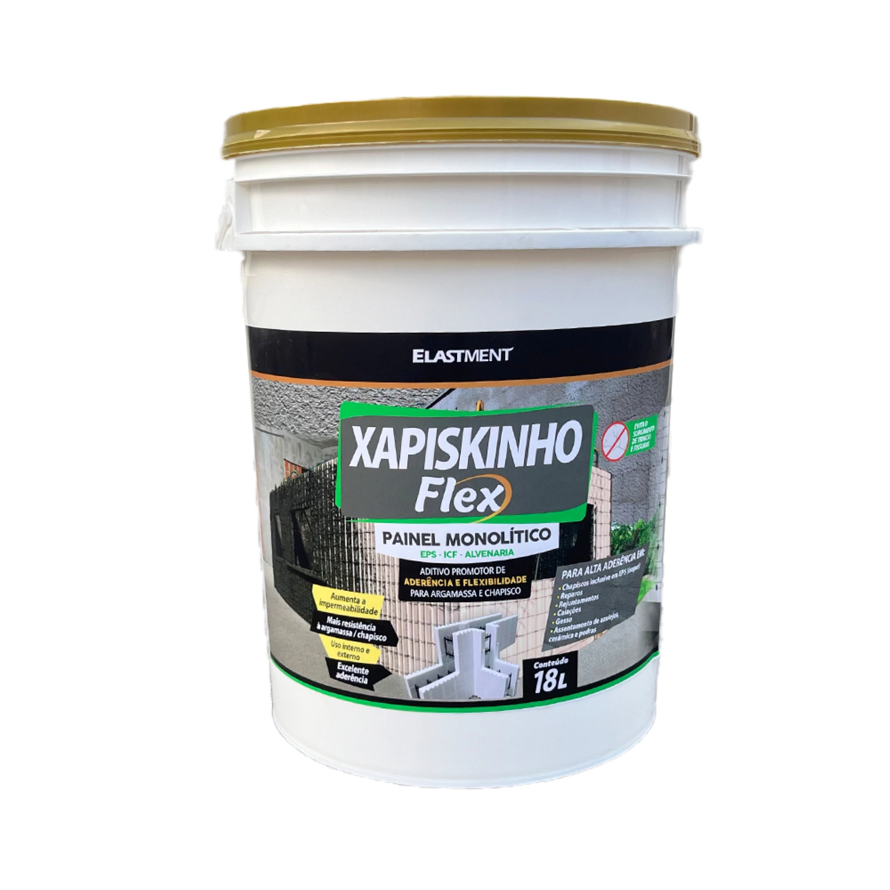 Aditivo para Chapisco Drylevis Elastment Xapiskinho Flex 18L Incolor