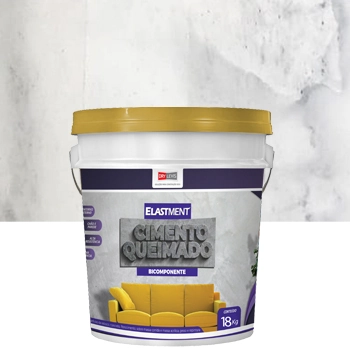 Cimento Queimado Elastment Branco 18kg