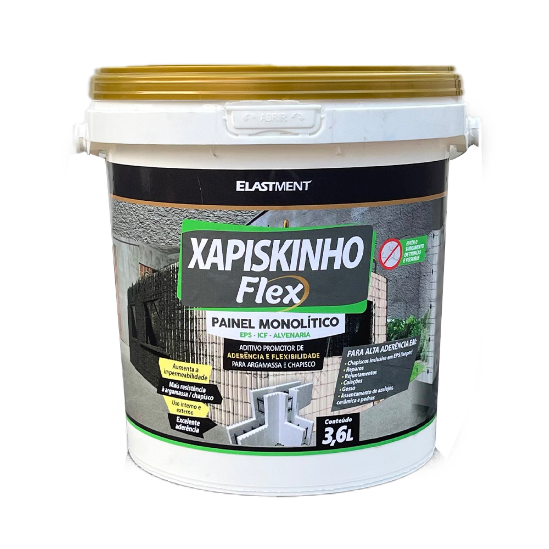 Aditivo para Chapisco Drylevis Elastment Xapiskinho Flex 3,6kg Incolor