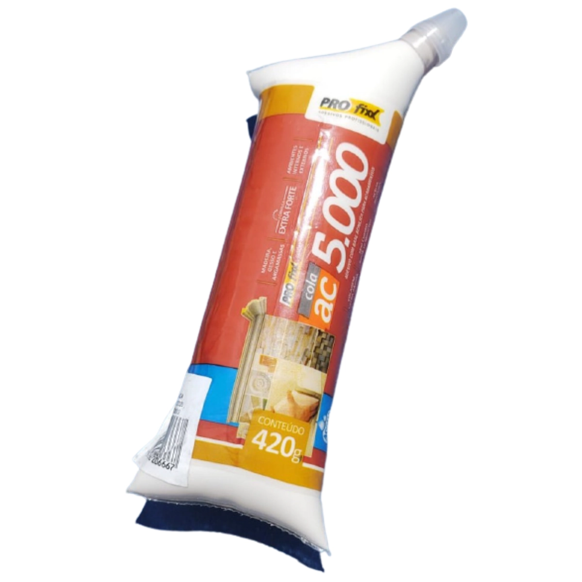 Cola Rodapé E Sanca Ac5000 Bisnaga 420g Dispensa Aplicador