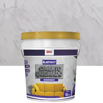 Cimento Queimado Elastment Cinza Claro 18kg