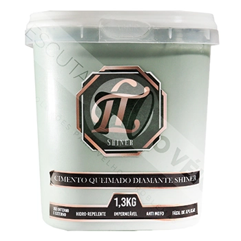 Efeito Cimento Queimado Acqua Marina 1,3Kg LT Shiner