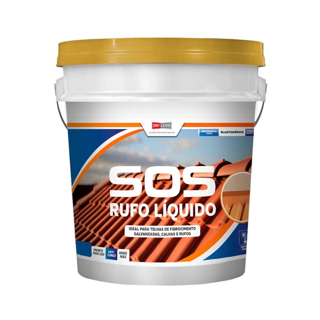 Rufo Líquido Anti Fungo Pronto Uso 3,6kg Cerâmica Telha - Elastiment