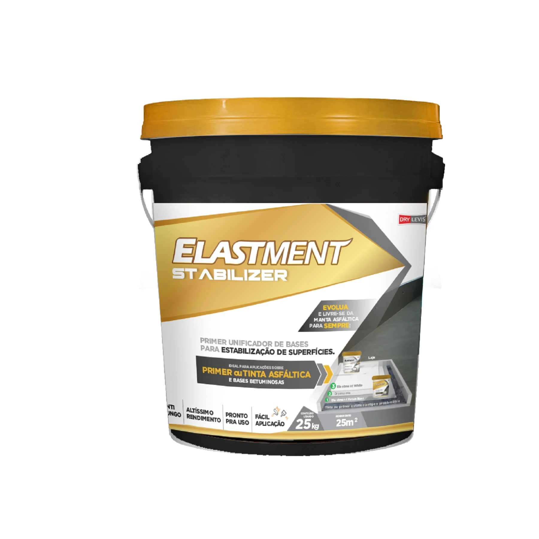 Primer Impermeabilizante Drylevis Elastment Stabilizer 25kg Areia