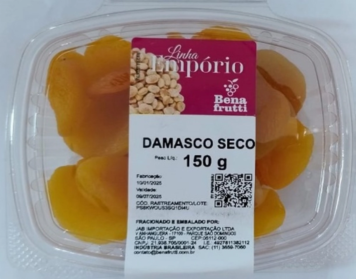 Damasco Seco Benafrutti Bandeja 150g