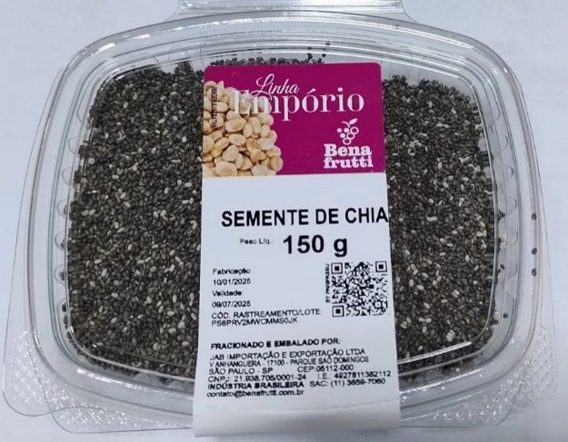 Semente Chia Bena Frutti 150g
