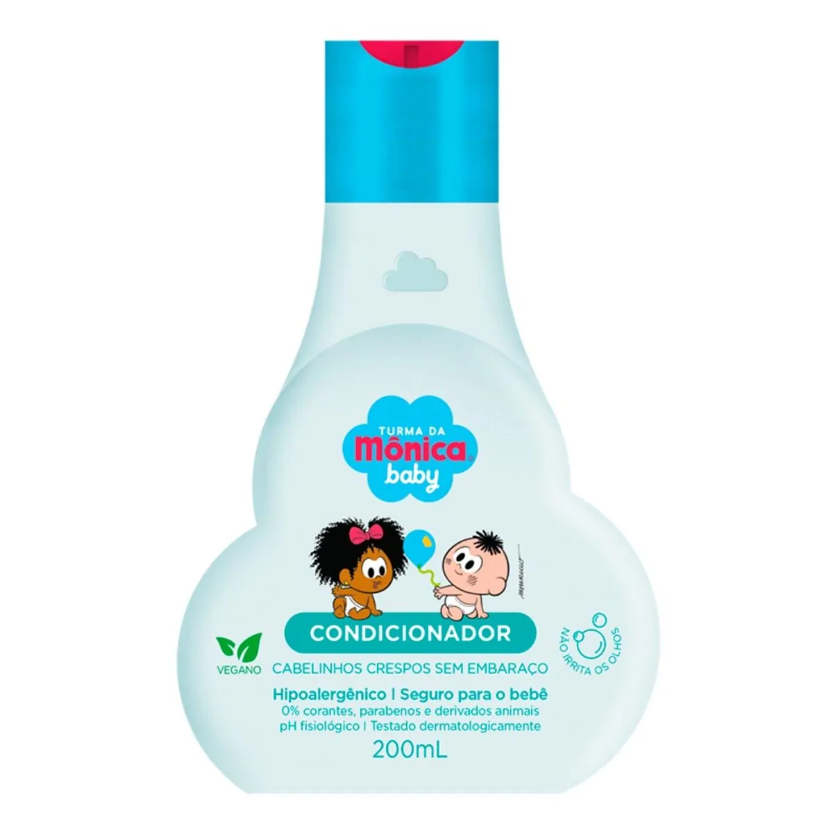 Condicionador Turma Da Mônica Baby Cabelinhos Crespos Sem Embaraço Frasco 200ml