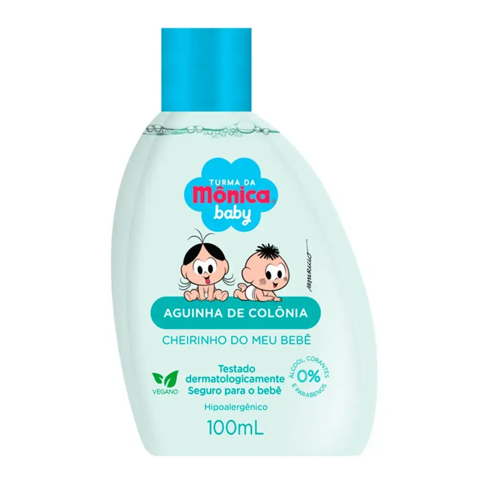 água De Colônia Cheirinho De Amor E Carinho Turma Da Mônica Baby Frasco 100ml