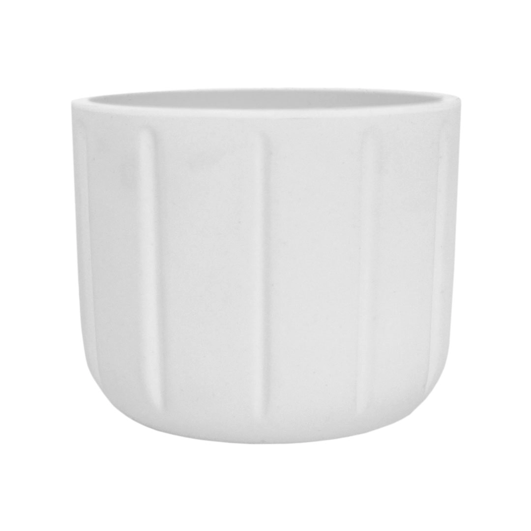Cachepot Spello Pilastri Branco 10160848 Floridis