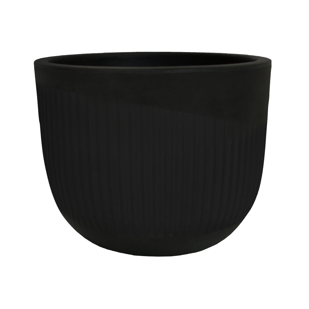 Cachepot Spello Rischio Preto 10160857 Floridis
