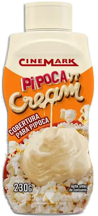 Cobertura P/pipoca Cinemark 230g N.cream