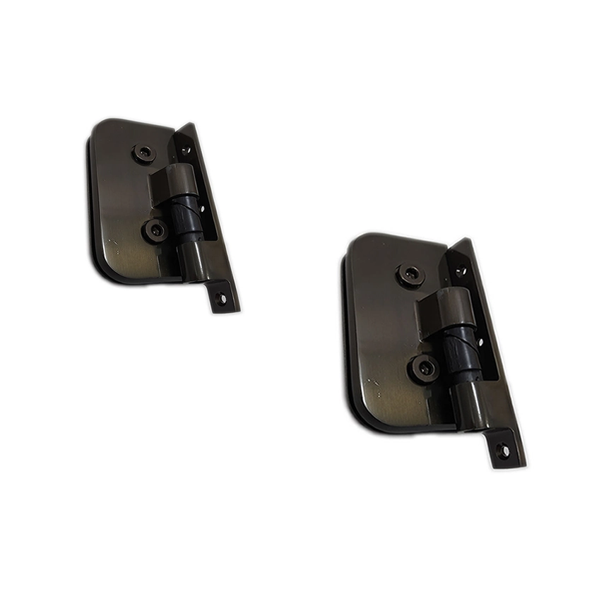 2 Dobradiças Automática Para Box De Banheiro 1114 - Bronze