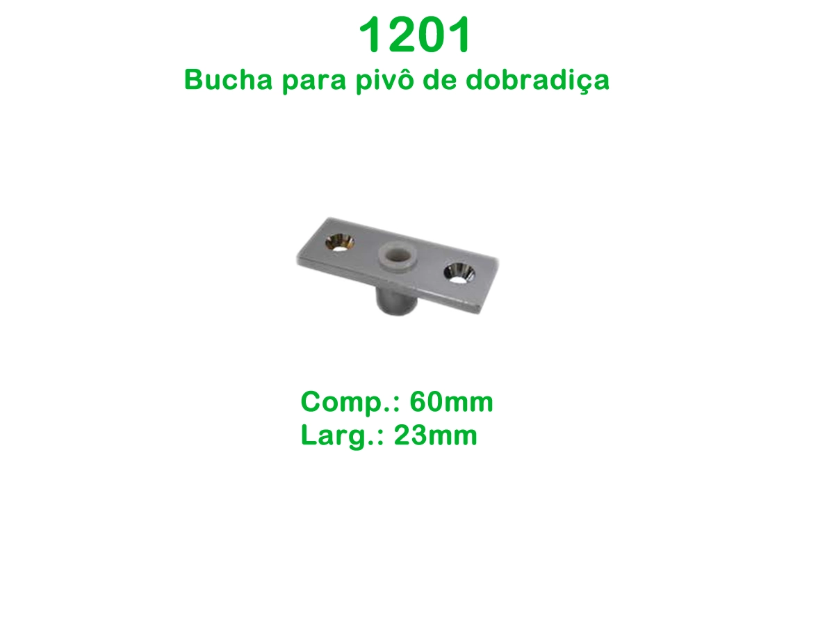 1201 - Bucha Para Pivô De Dobradiça Superior De Porta Pivotante