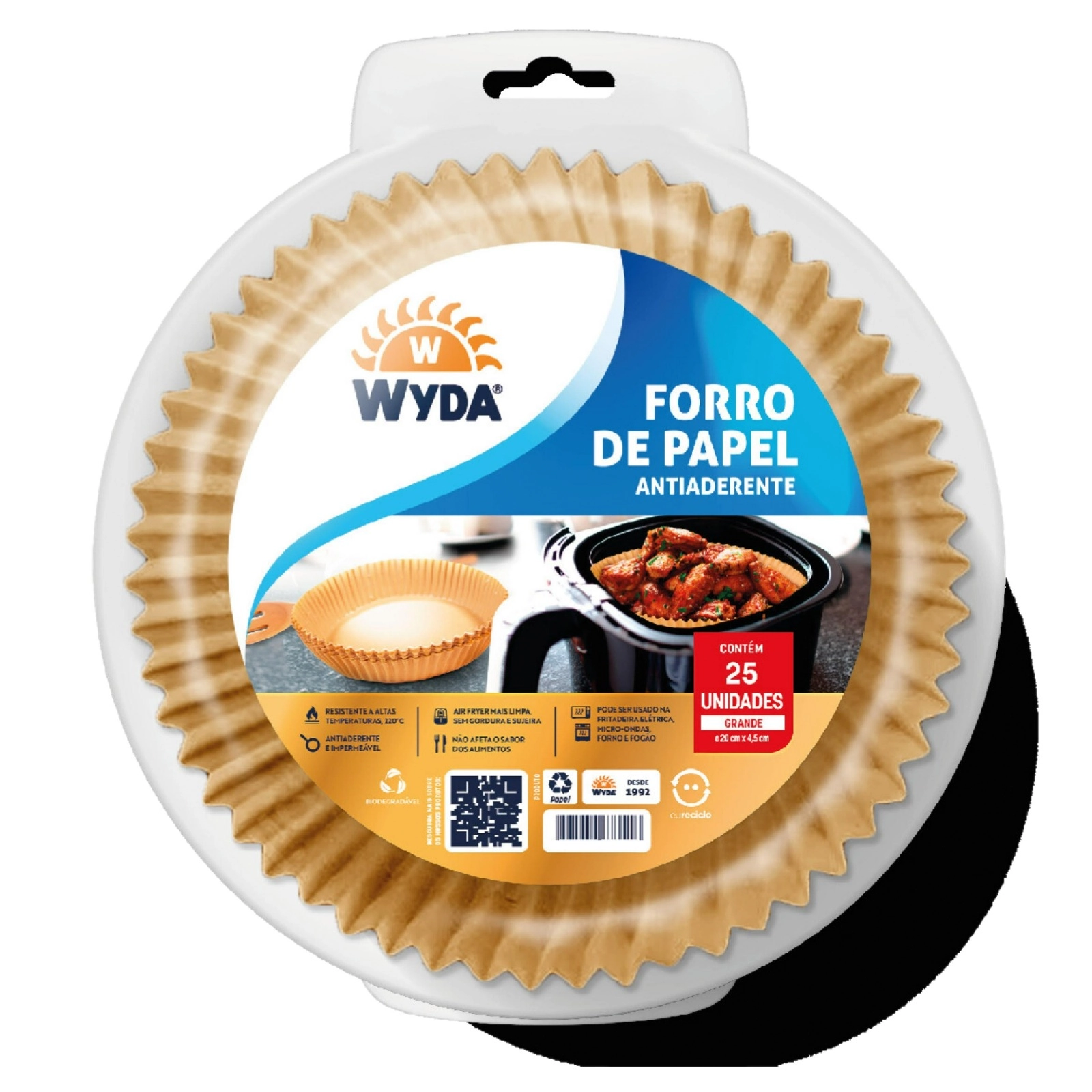 Forma Descartavel Para Air Fryer 20cm