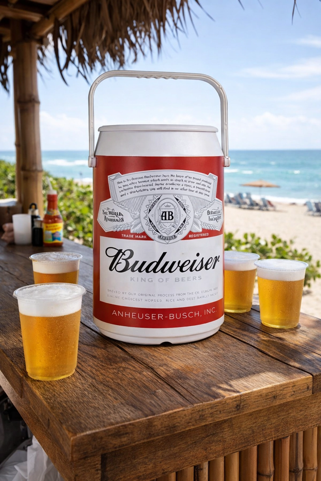 Cooler Térmico Com Alça 42 A 50 Latas Budweiser Budweiser