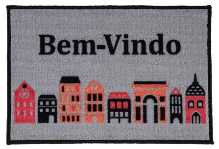 Tapete Bem Vindo Sortidas 2 40 Cm X 60 Cm