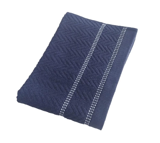 Toalha Rosto Chevron Fatex Marinho