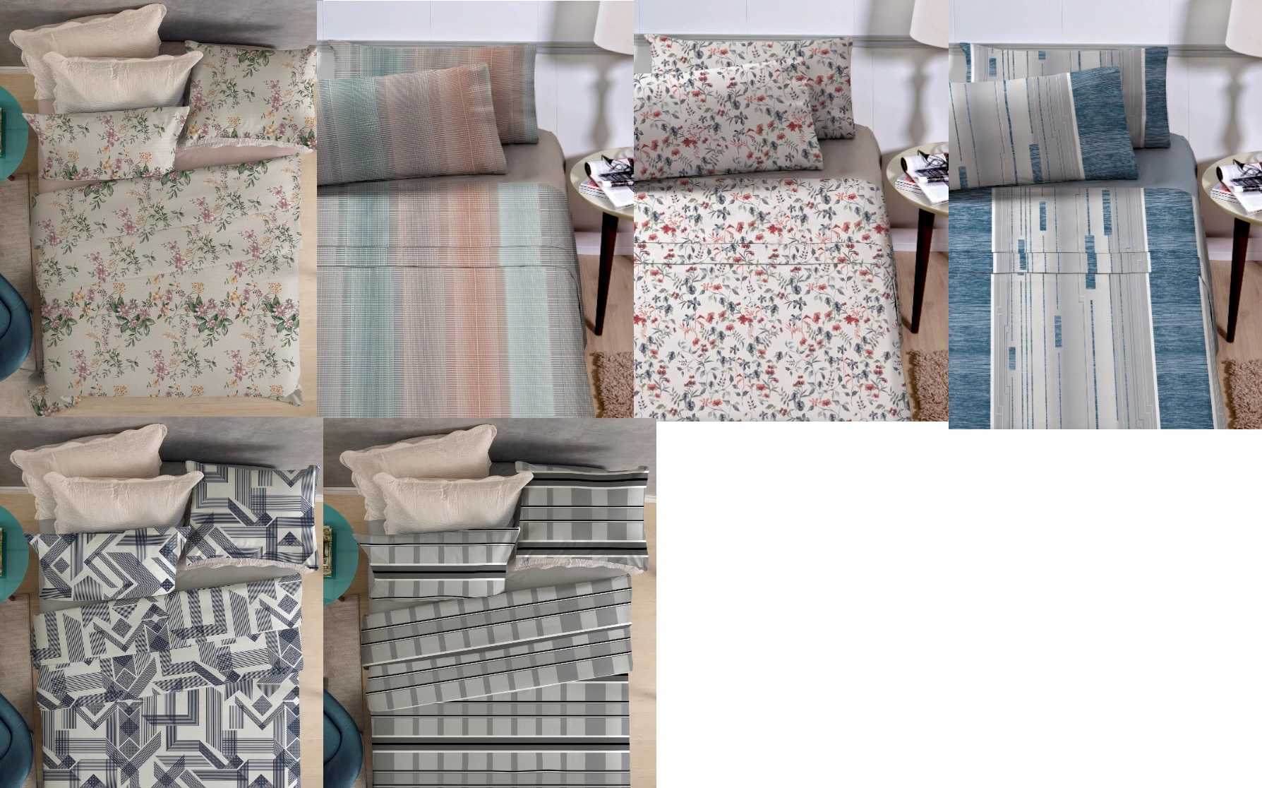 Kit Cama Essenciale Queen Sortimento 1 0027.0479 Fatex