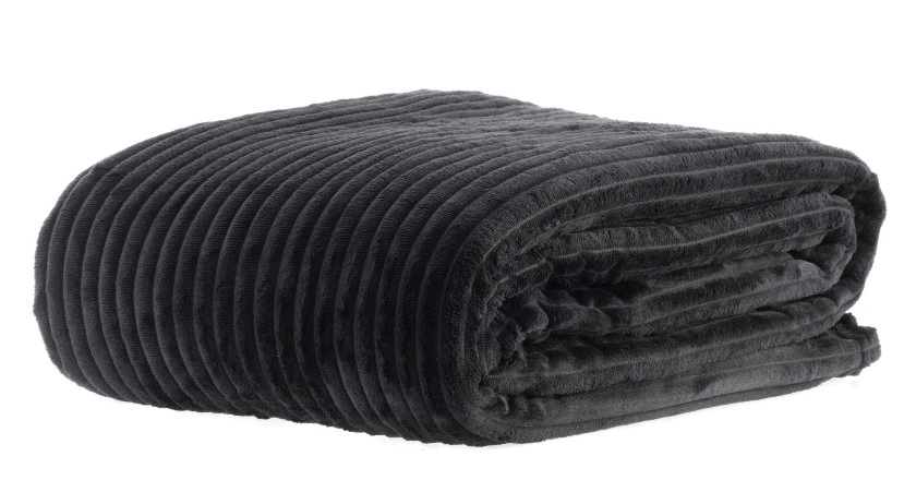 Cobertor Home Design Luster Casal Preto 1.80x2.20m 0018.0045 Fatex