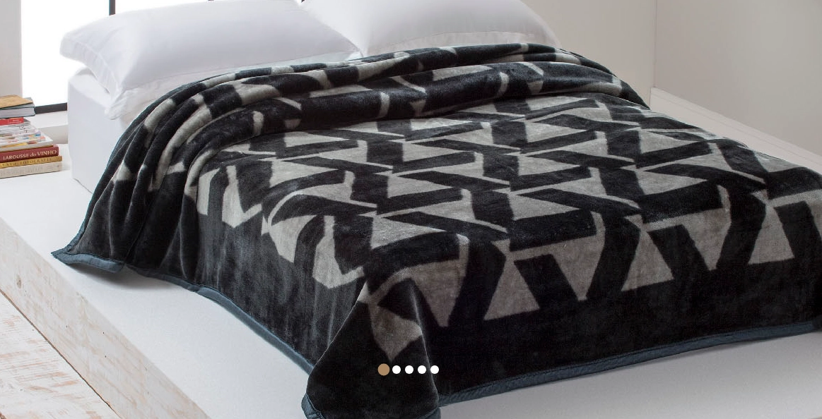 Cobertor Raschel Casal Sort1 180x220cm 170.0018.3725 Fatex