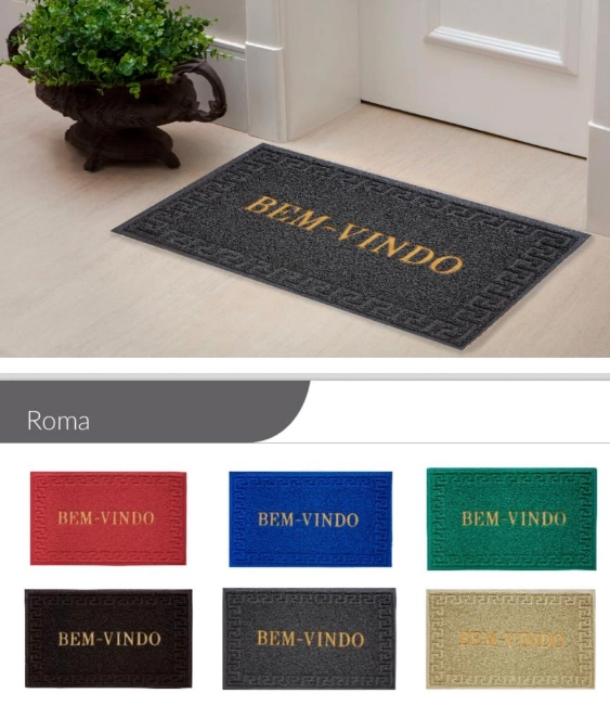 Tapete Roma Emborrachado Sortido 138x58cm 1173714 Fatex