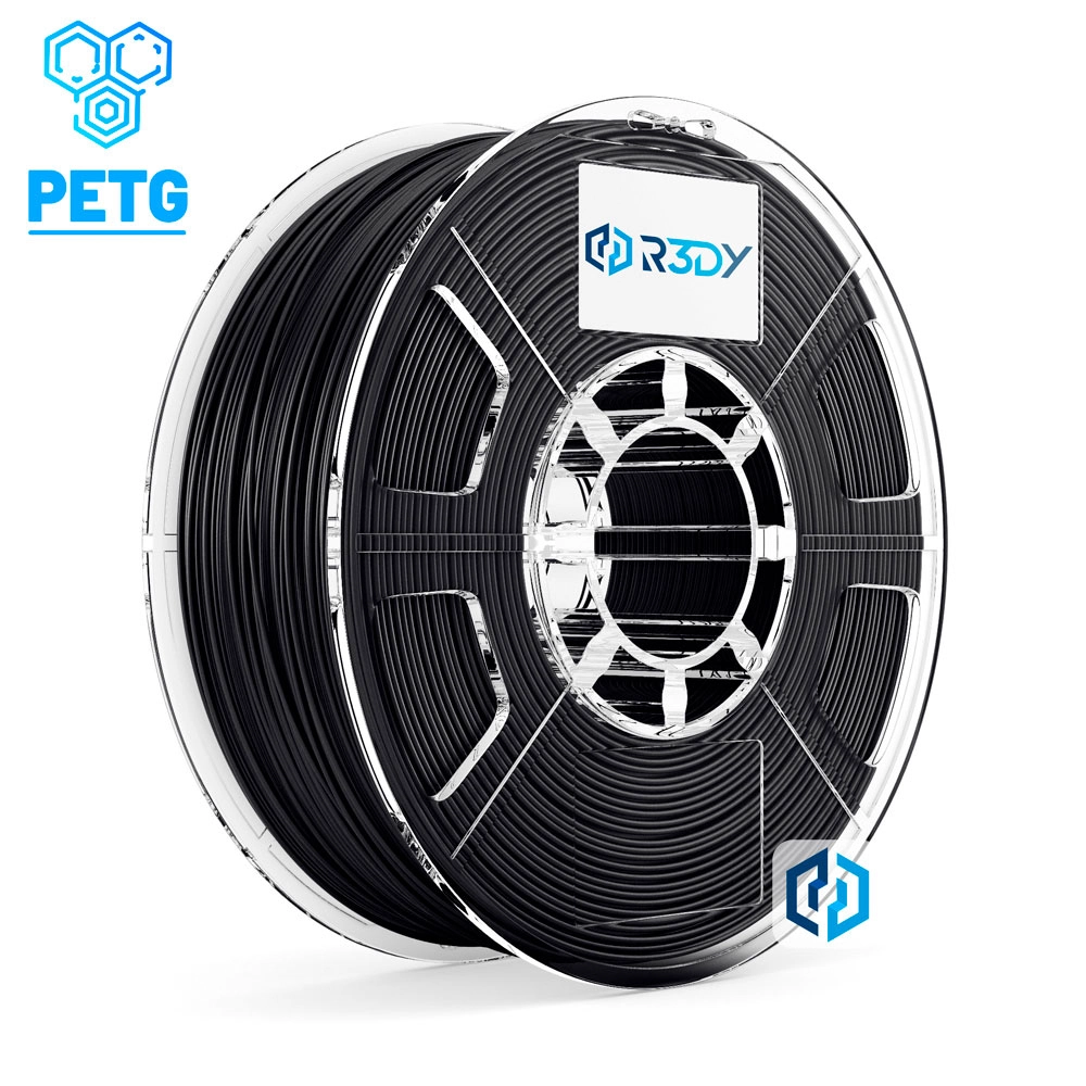 Filamento Impressora 3d Petg, R3dy, 1,75mm 1 Kg, Preto