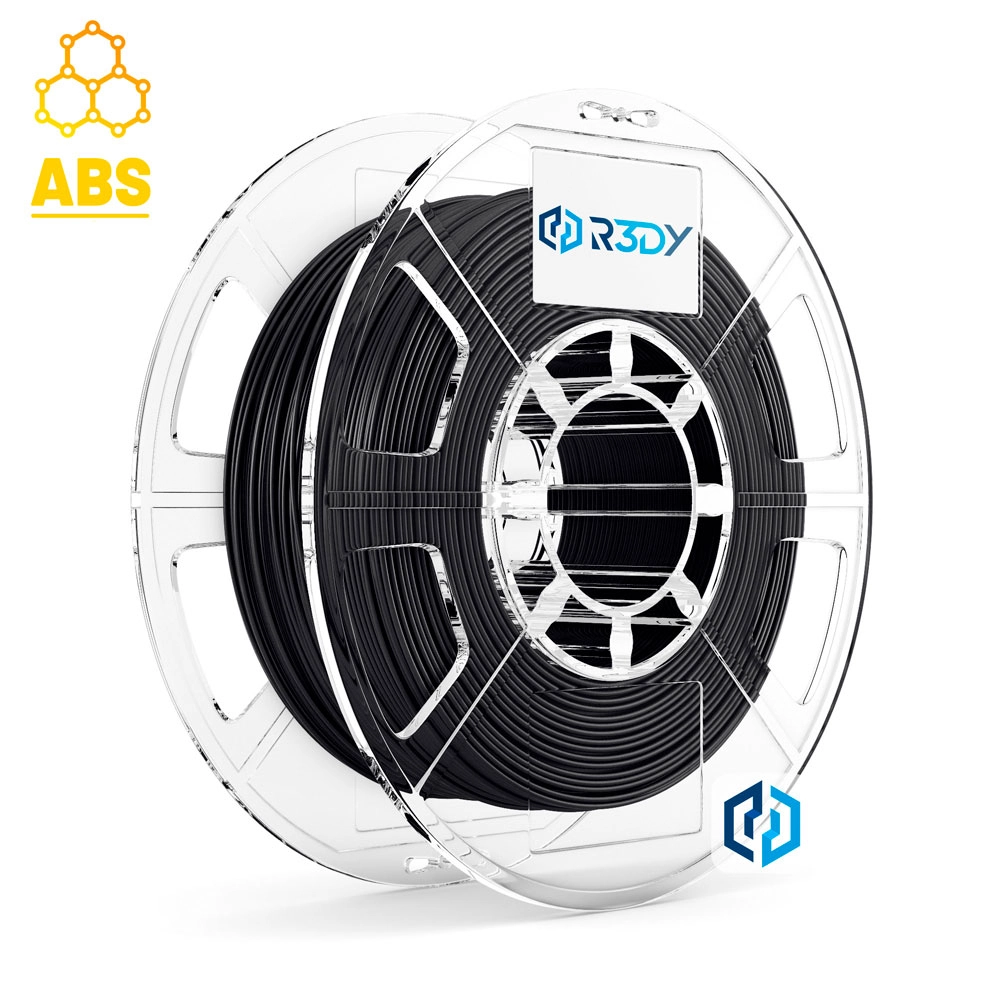 Filamento Impressora 3d Abs, R3dy, 1,75mm 0,5 Kg, Preto