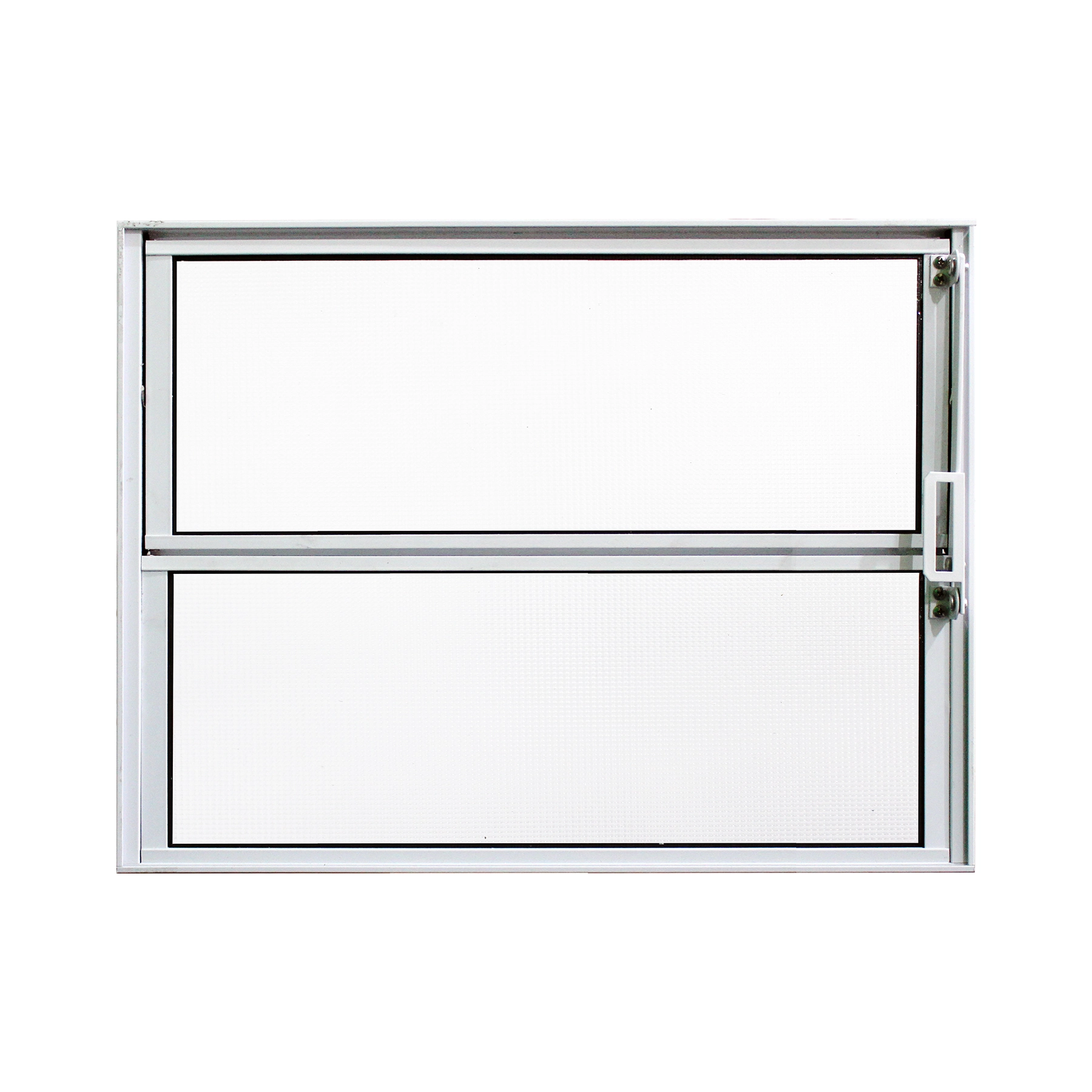 Janela de Alumínio Basculante 2 Folhas 40x60cm com Vidro Mini Boreal Fortline Atlântica Branca